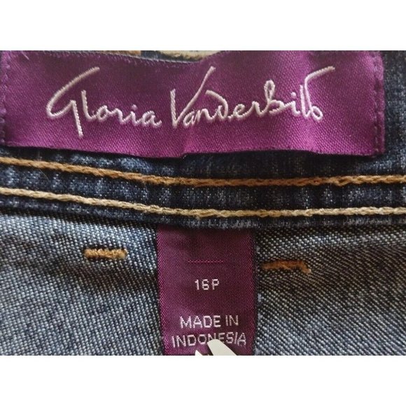 Gloria Vanderbilt Jeans Womens 16 Petite Straight Leg - Picture 5 of 9